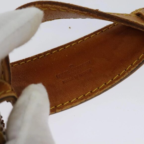 LOUIS VUITTON Adjustable Shoulder Strap Leather 36.6""-43.7"" Beige Auth 112950 - Picture 12 of 16